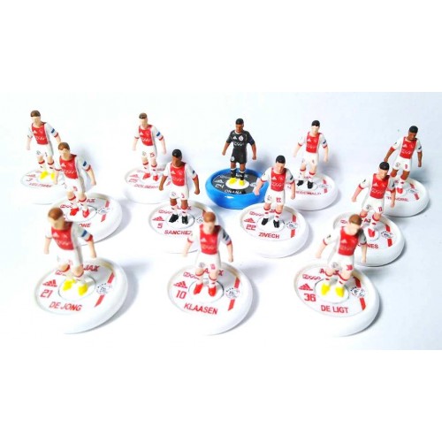Subbuteo Andrew Table Soccer Ajax 2016-17 Europa League Final team on WSB Professional bases